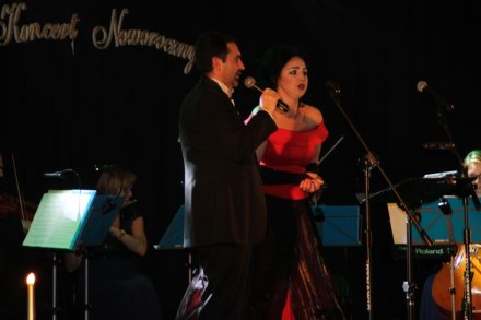 Artyści podczas Koncertu Noworocznego